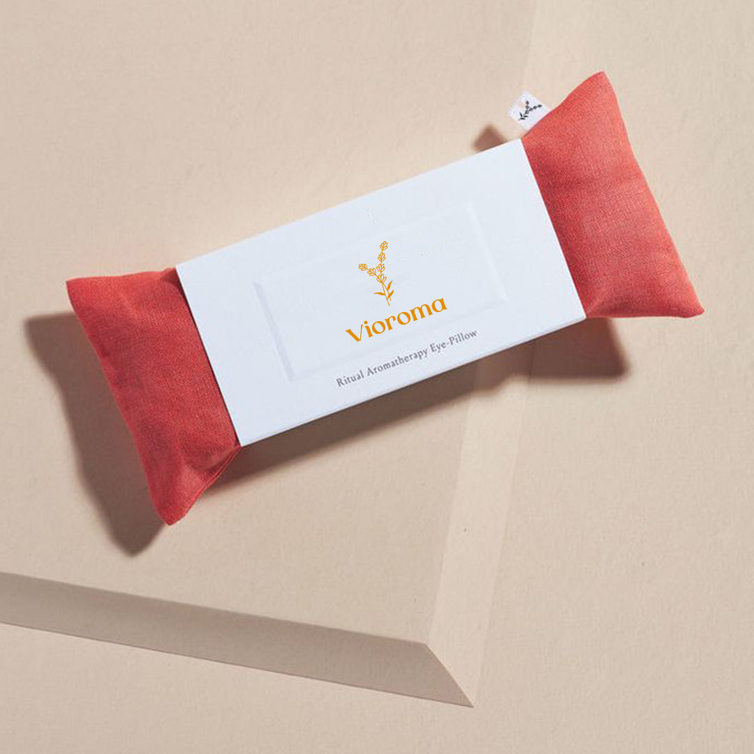 Vioroma Organic Eye Pillow - Headache, Sinus, Dry Eyes Relief & Improved Sleeping